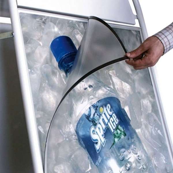 Ersatzfolie für Klapprahmen/Kundenstopper, Pet Magnetisch