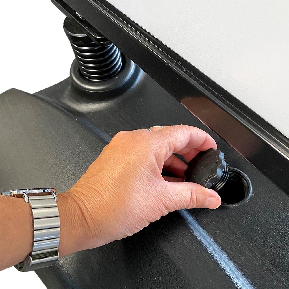 Kundenstopper, Wind-Sign Waterbase Basic, 32 mm, Schwarz