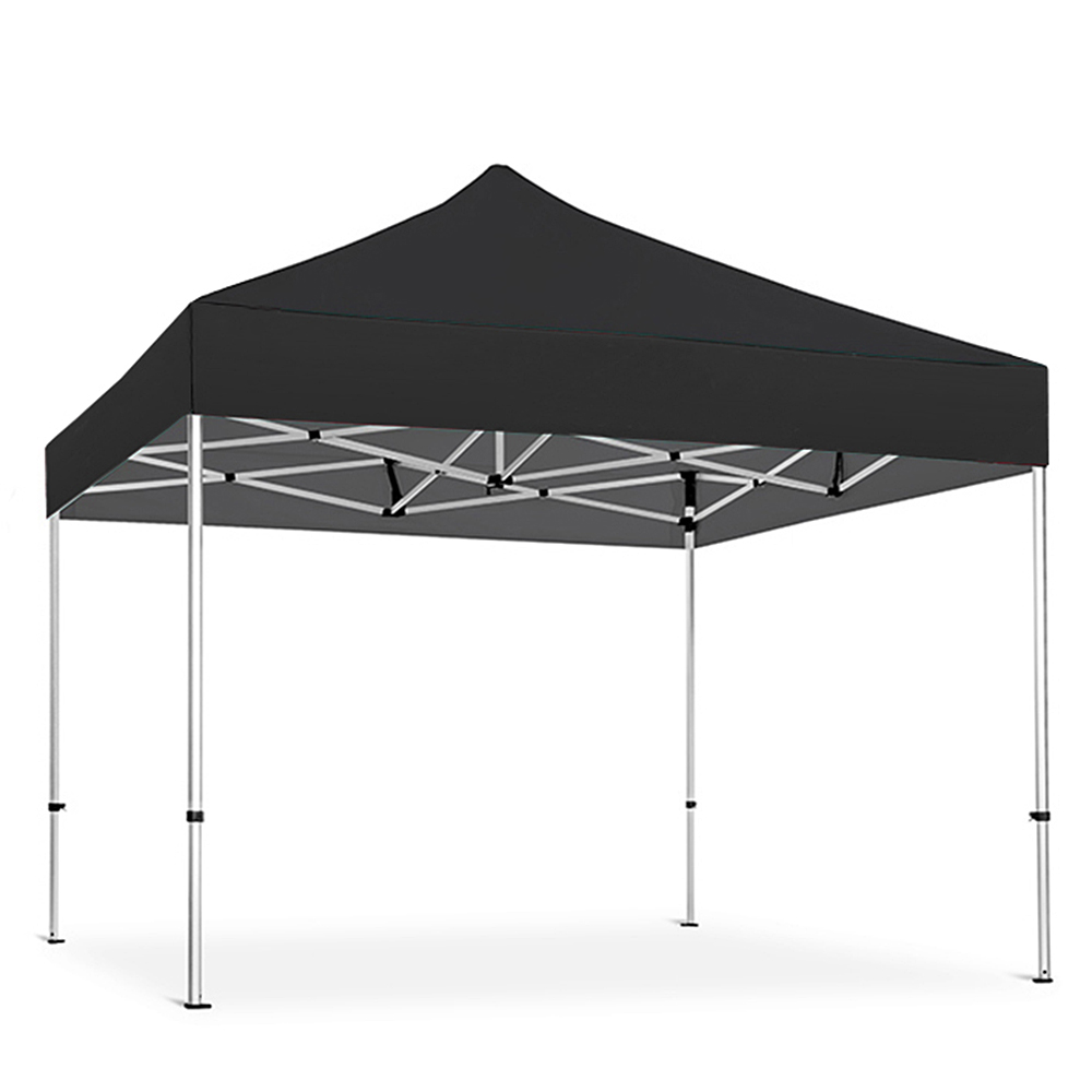 Event Tent Lux, Wasserdichtes Polyester, Silber/Schwarz