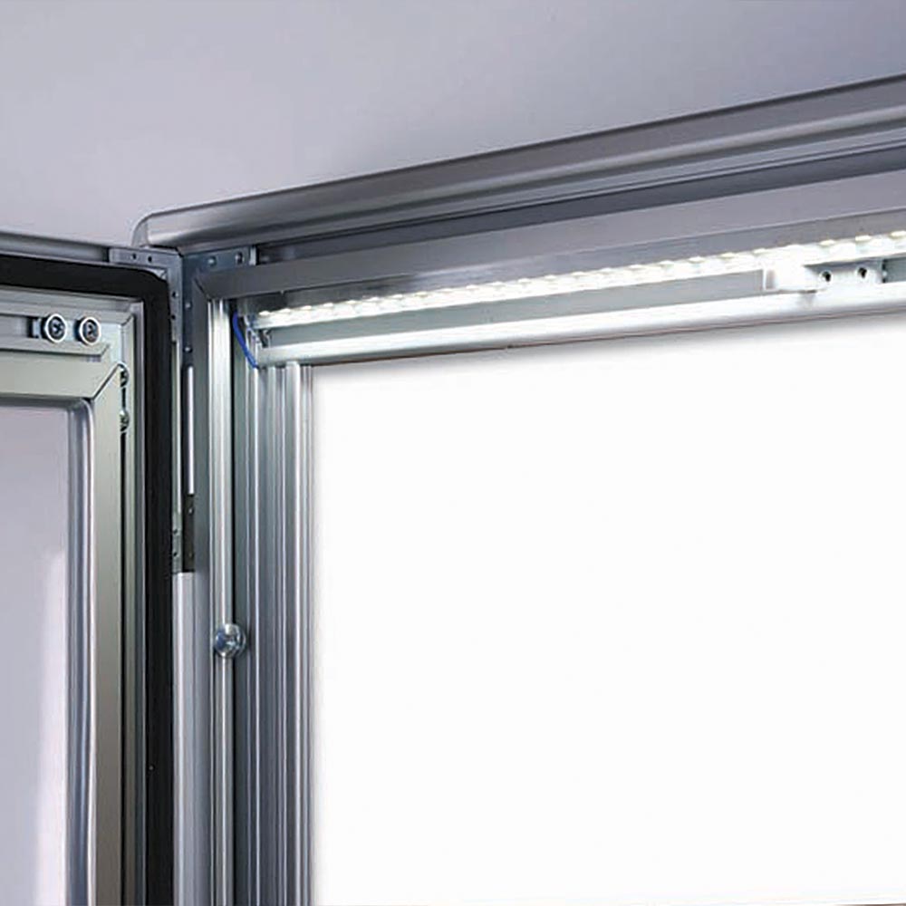 Whiteboard Infotafel mit Led-Beleuchtung