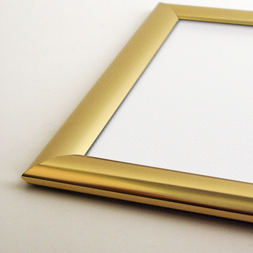 Klapprahmen, 25 mm Profil, Gold poliert, A1 - 59,4 x 84,1 cm