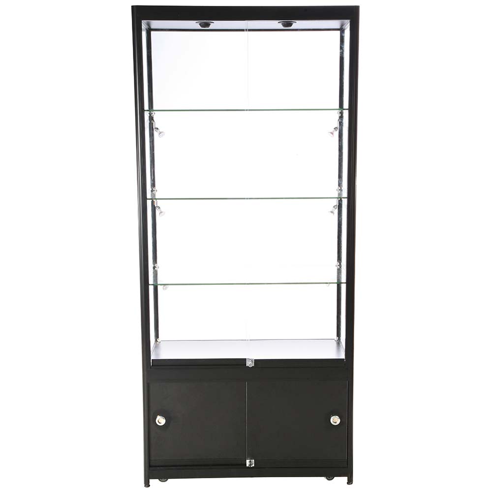 Vitrine, Showcase Tower Duo, LED-Licht, mit Schloss