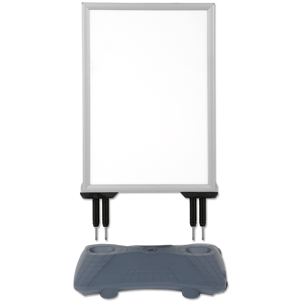 Kundenstopper, Wind-Pro Waterbase, 33 mm, Silber