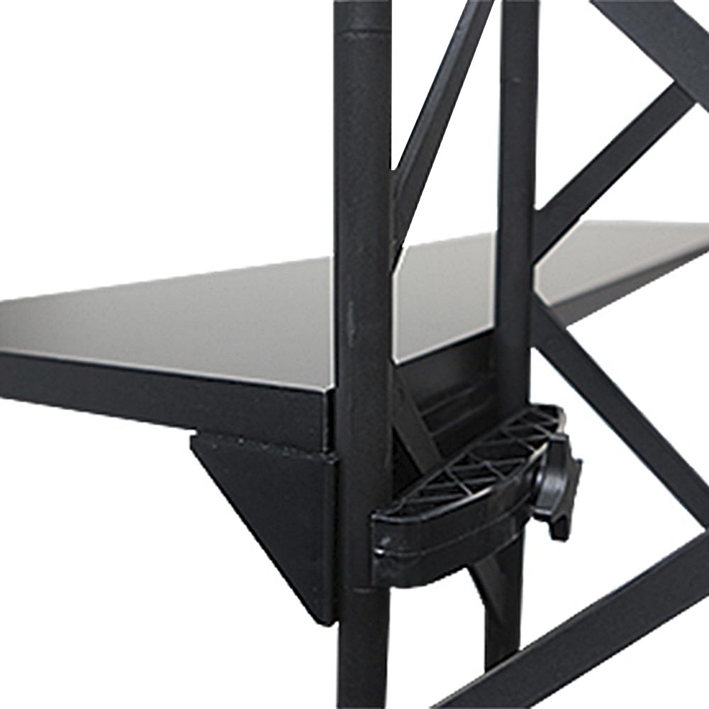 CROWN TRUSS 15 Shelf Holder, Schwarz