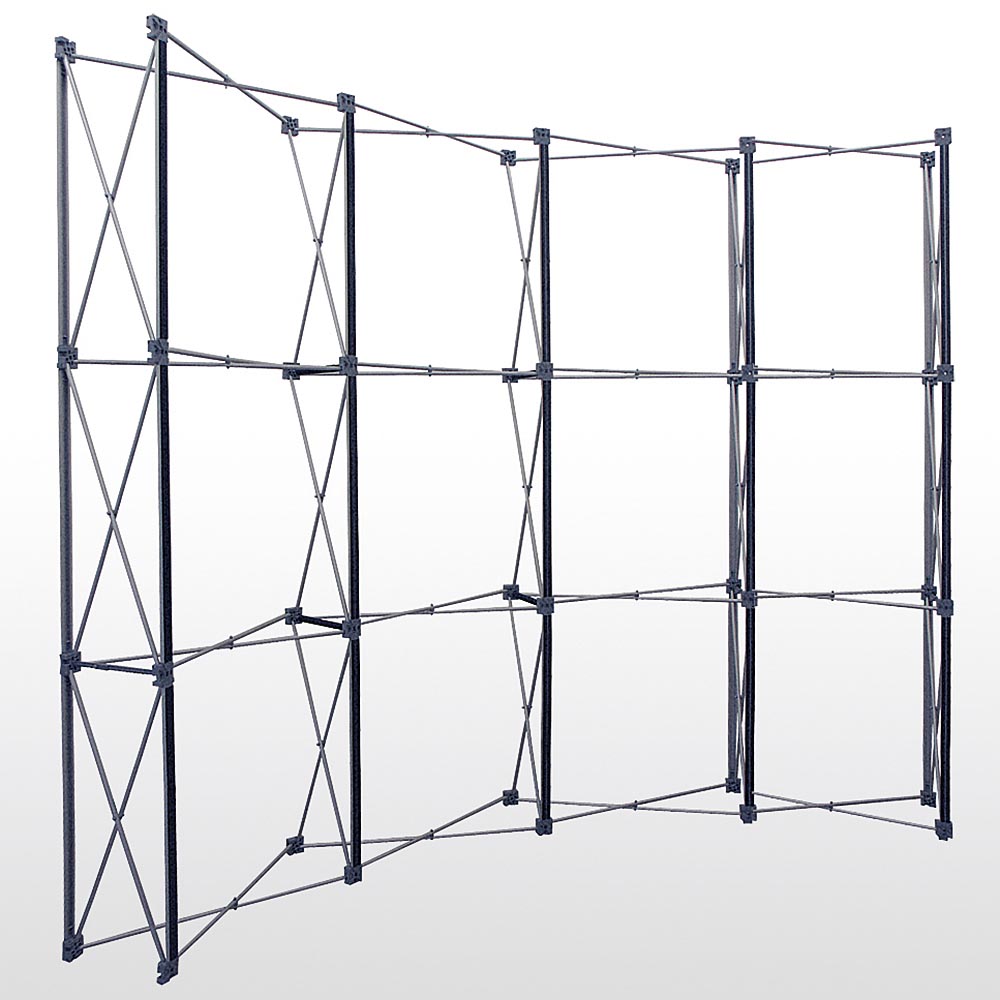 Messe Wand, Pop-Up Wand, Gebogen