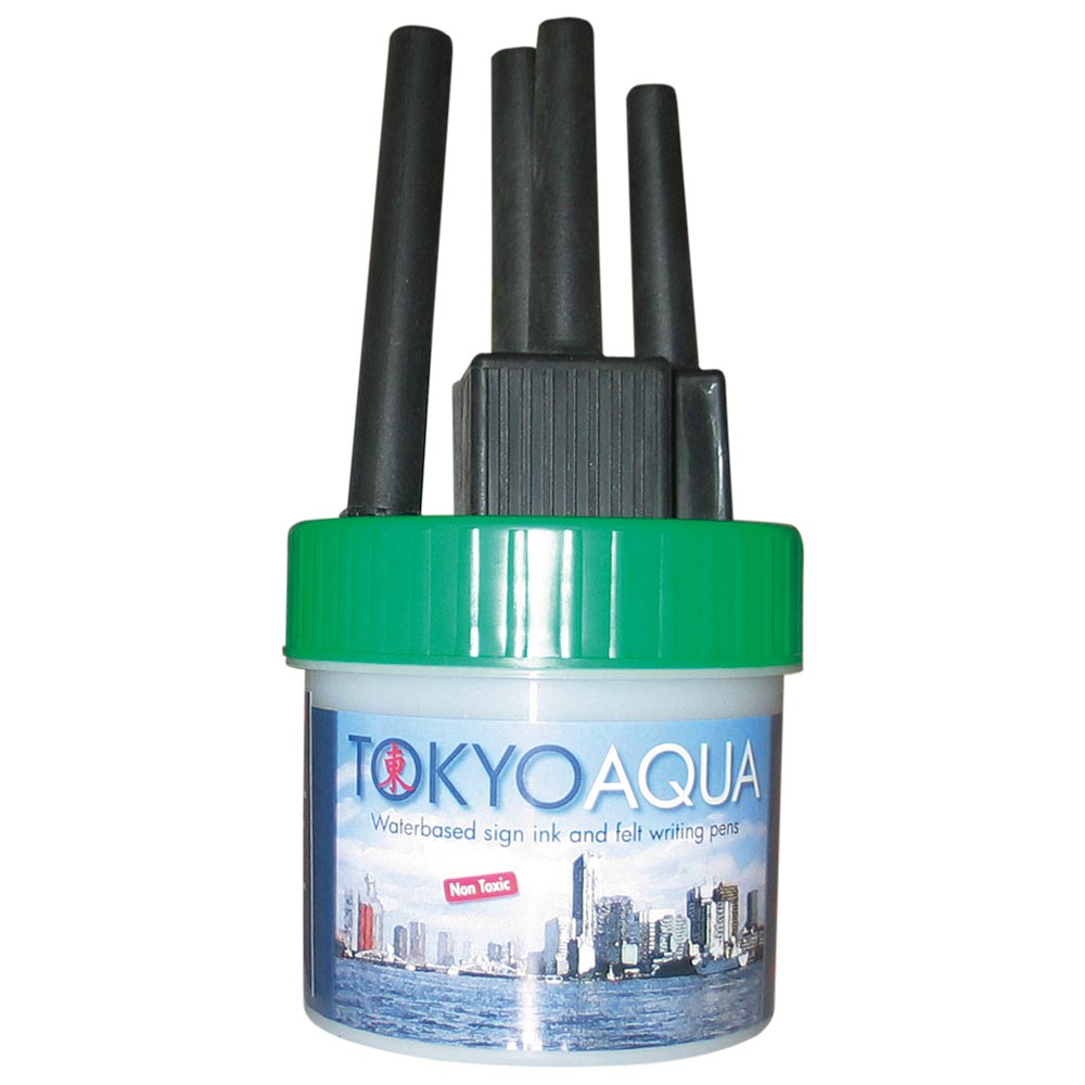 Filzstiftset, TOKYO AQUA, Gelb, Grün
