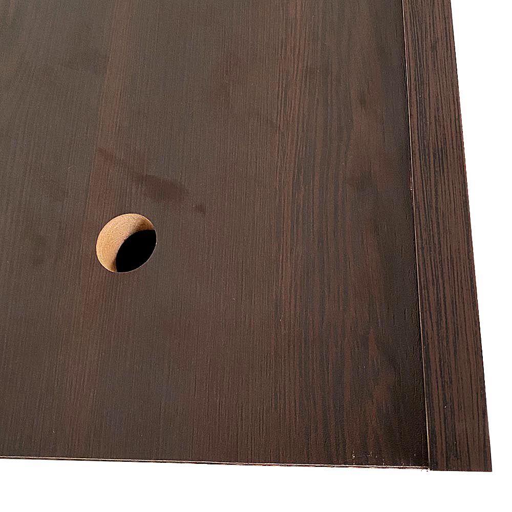Rednerpult mit Rädern, Wood Podium, Schwarzes Holz