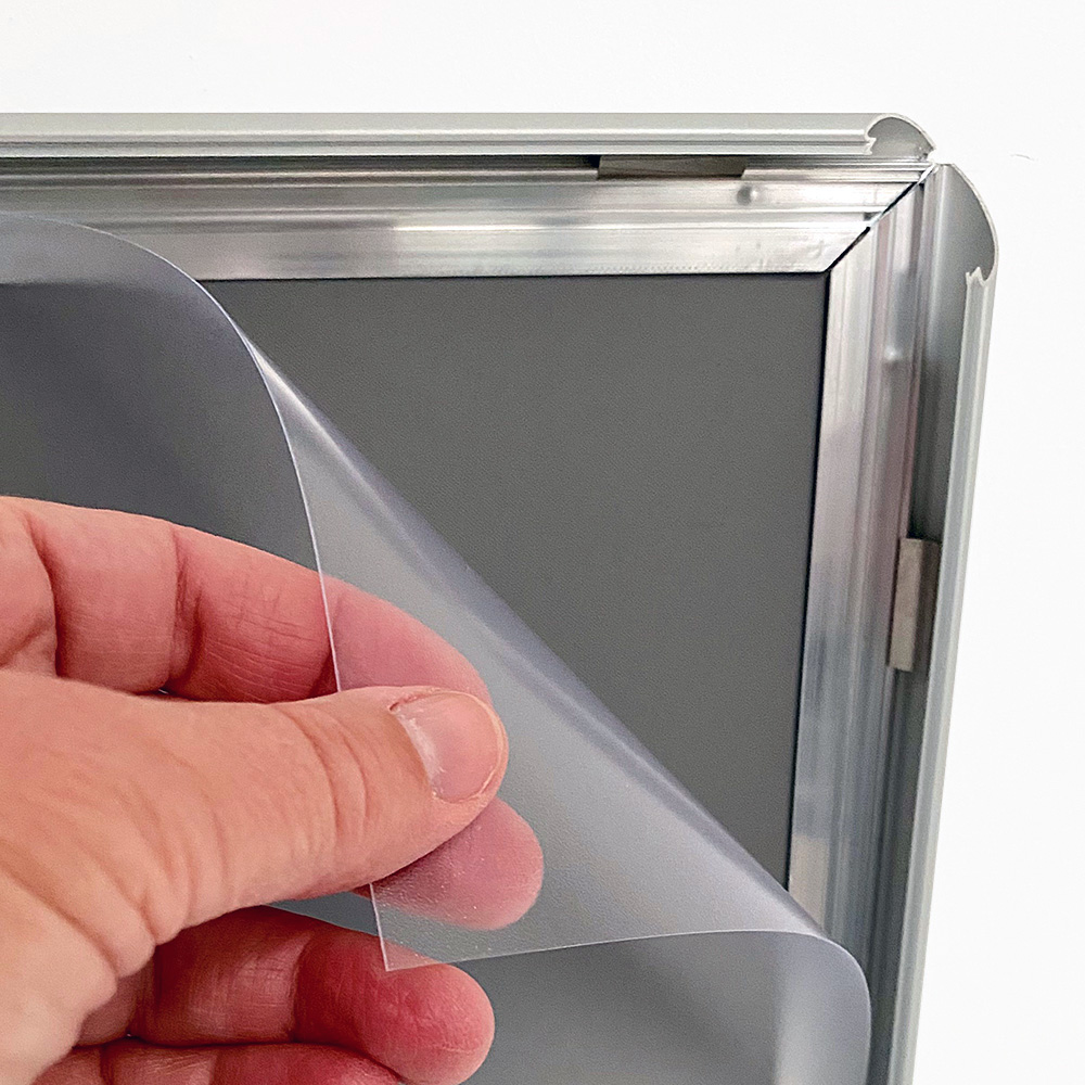 Klapprahmen, 20 mm Aluminiumprofil, Silber