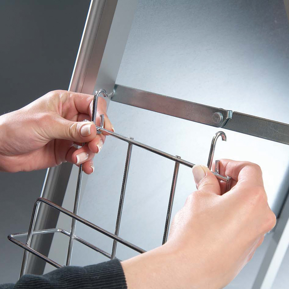 Kundenstopper, Alu-Line Standard, 32 mm, Silber