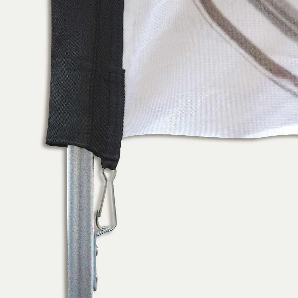 Beachflagge, Outdoor Square Flag, Klein, Nur Stangensystem