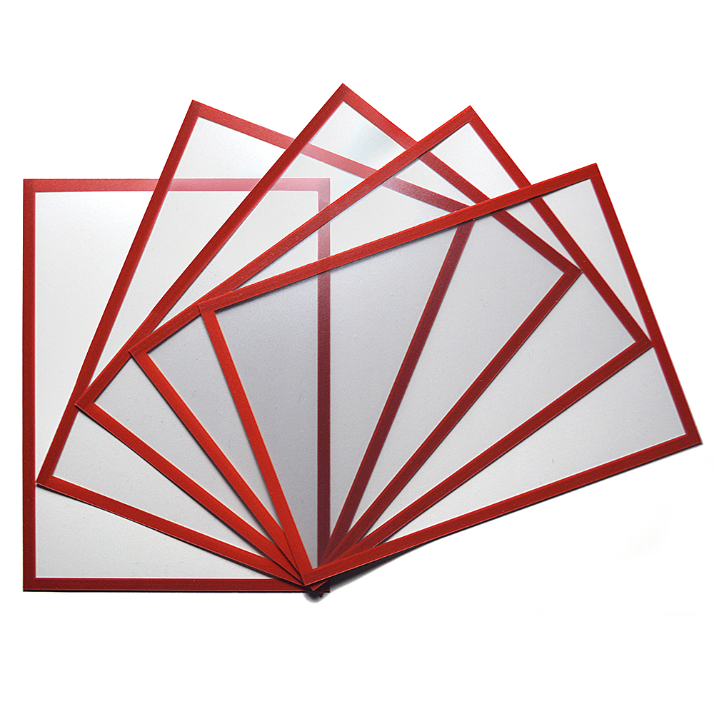 Rahmen mit magnetischen Rückseiten, Rot, A4 - 21 x 29,7 cm