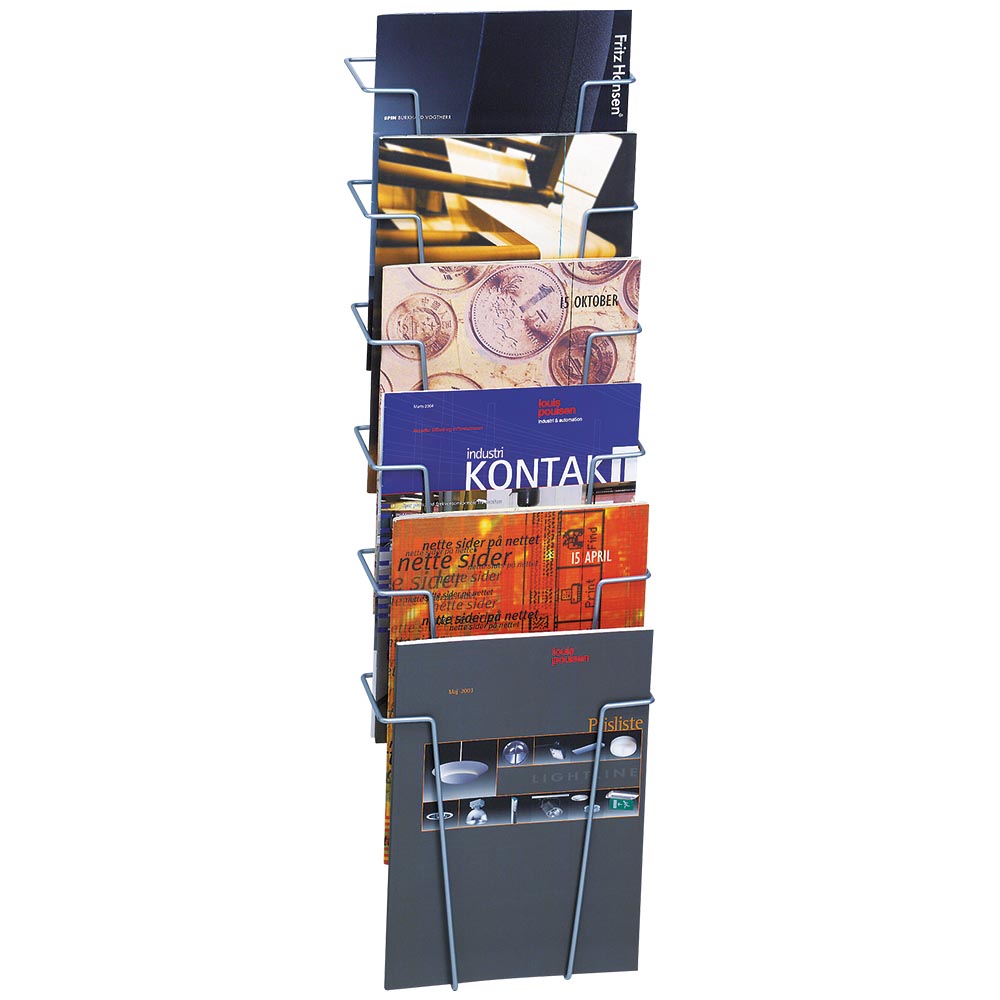 Prospekthalter Aus Draht, Wandmontage