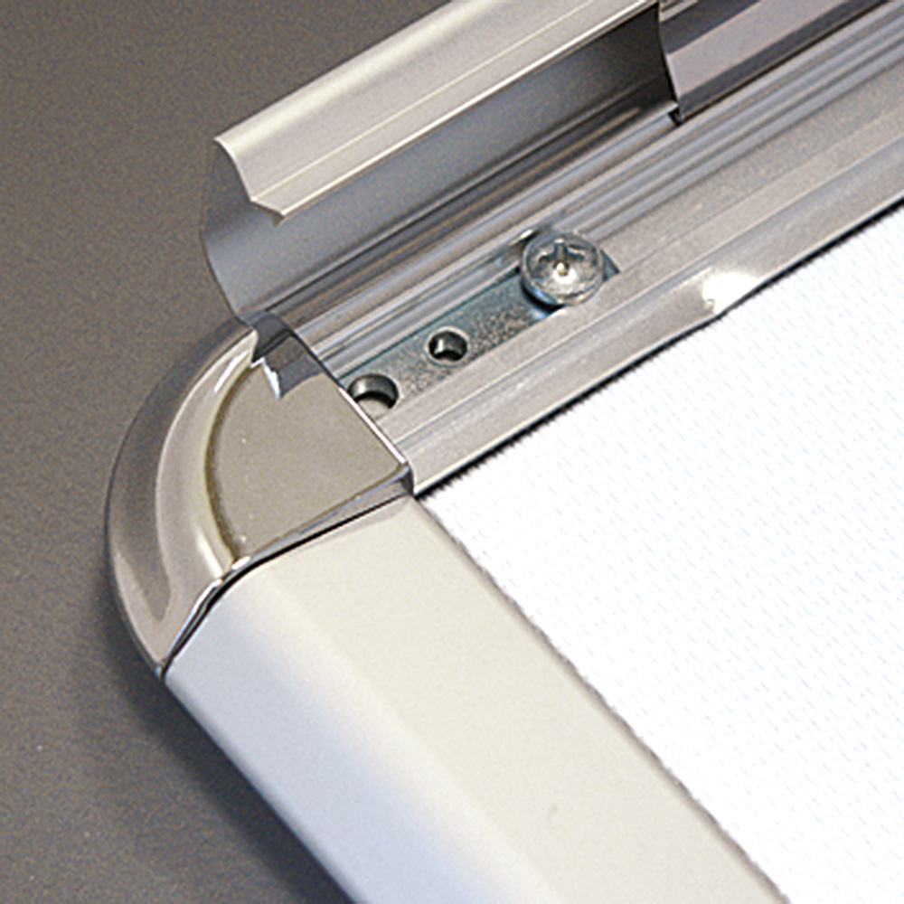 Klapprahmen, Rondo, Silber, 32 mm Aluminiumprofil