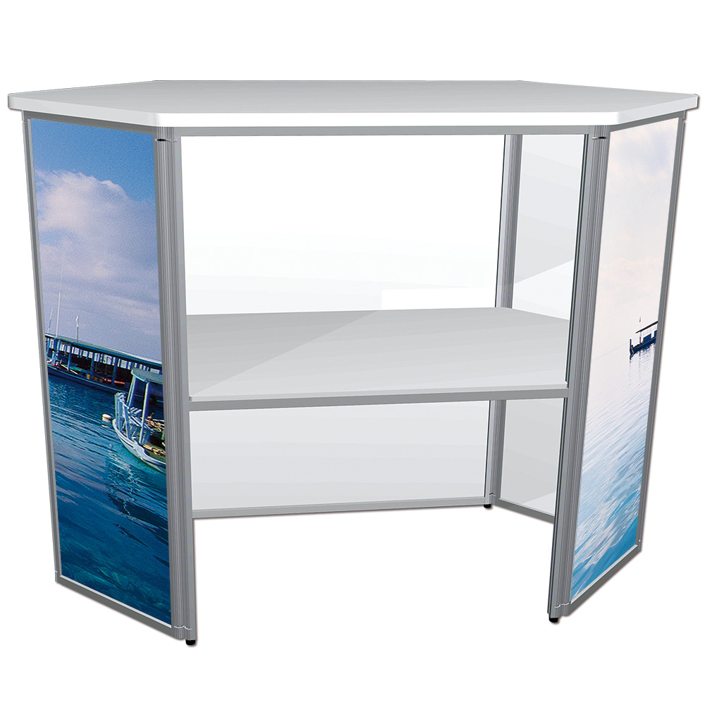 Messetheke, Expo Counter, Ohne Druck