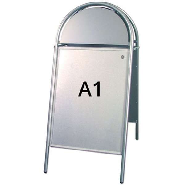 Kundenstopper, Gotik Original, Silber