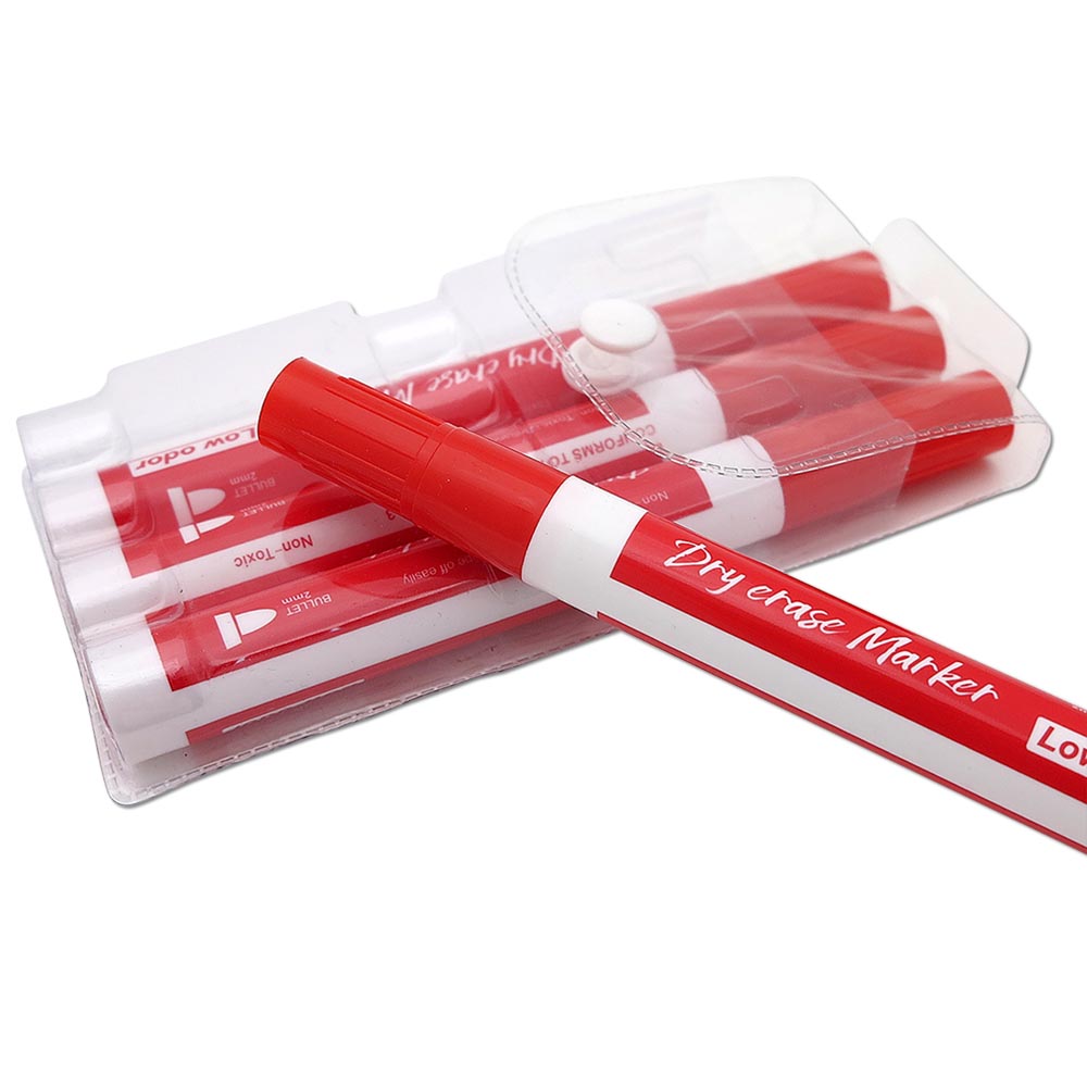 Whiteboard Marker, 4 Stück, Rot