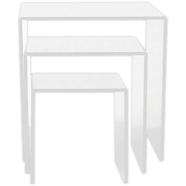 Ausstellungsregale, Nesting Shelves, 3 Stück.