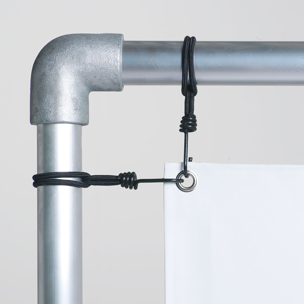 Bannerdisplay, Draußen, Banner Tube High Stand, Aluminiumrohr 0.3 mm Ø 48 mm