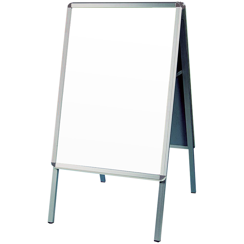 Kundenstopper, Alu-Line Rondo, Silber
