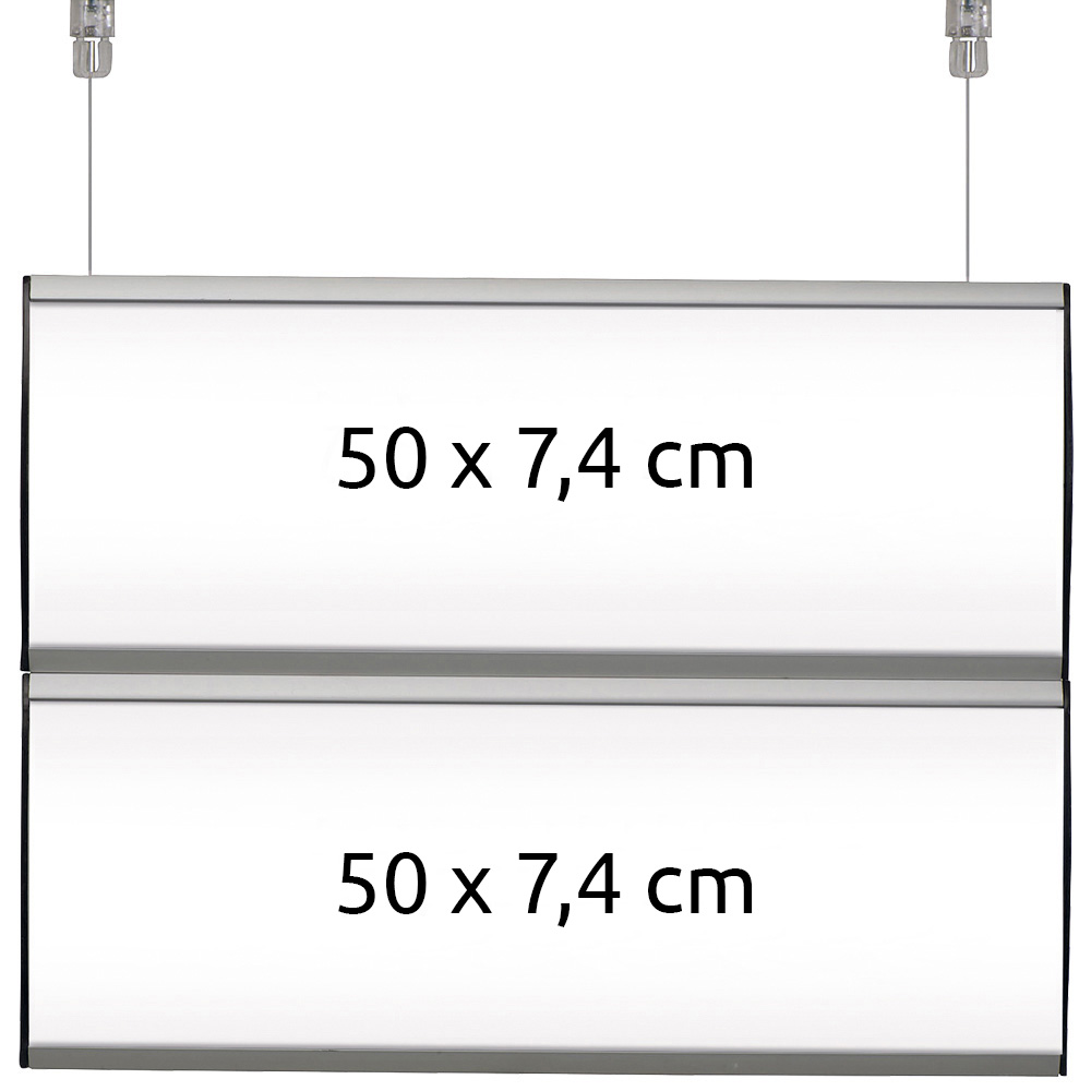 Doppelseitiges Hängeschild
