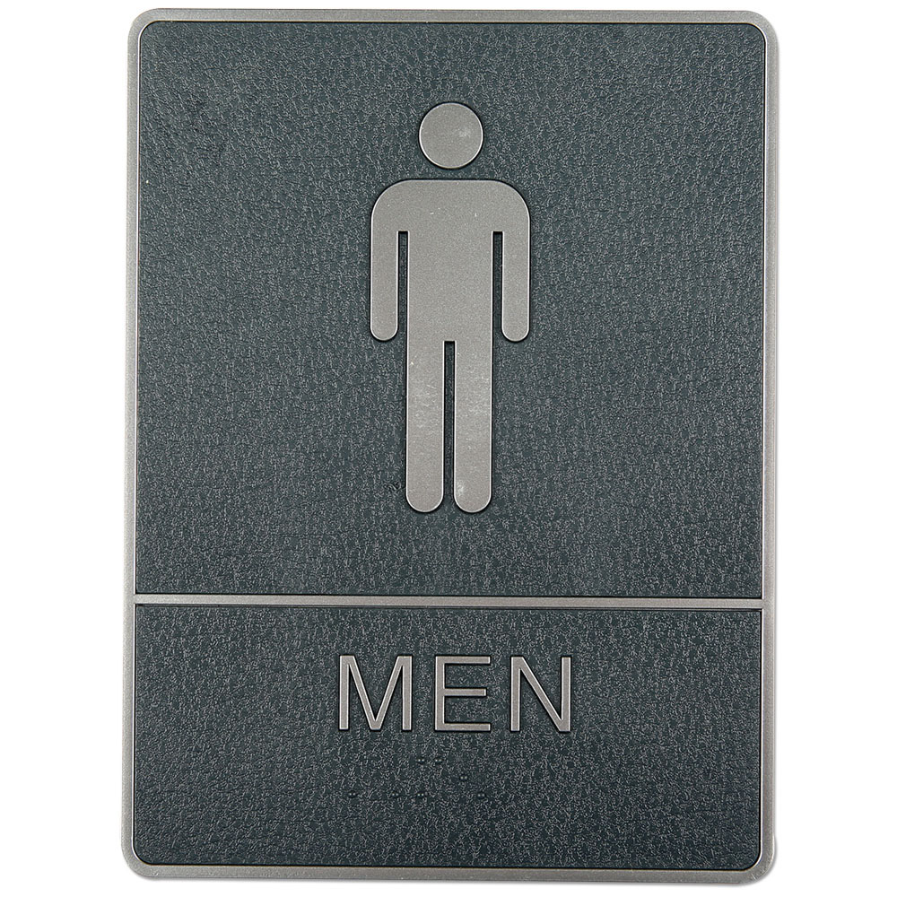 Türschild, Icon, mit Braille-Schrift