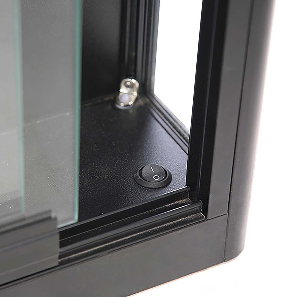 Vitrine, Showcase Wall Duo, LED-Licht, mit Schloss