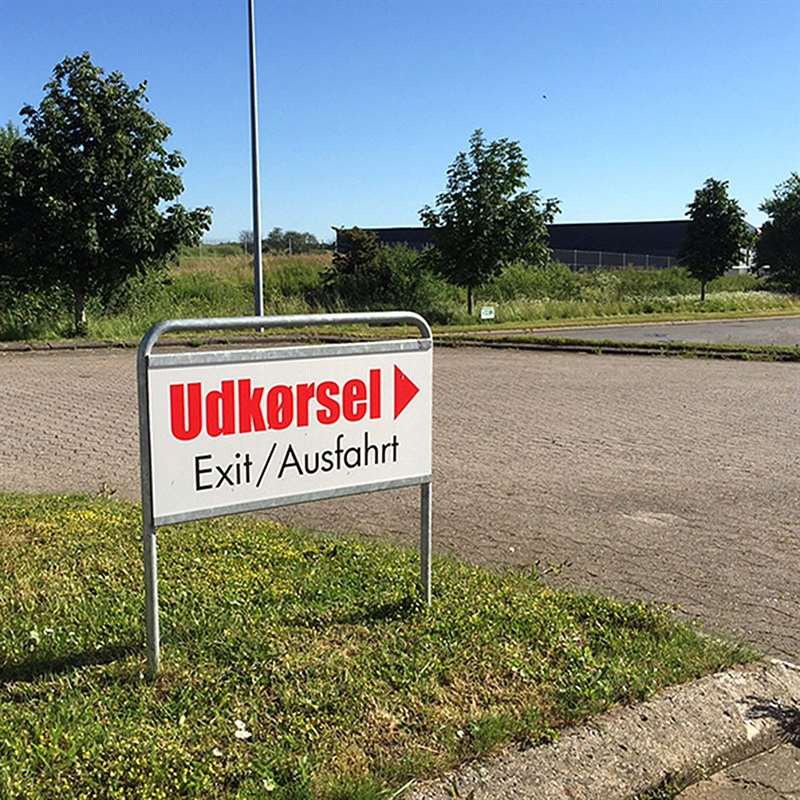 Maklerschild / Gartenschild, Estate Sign XL, Ohne Druck und ohne Platte