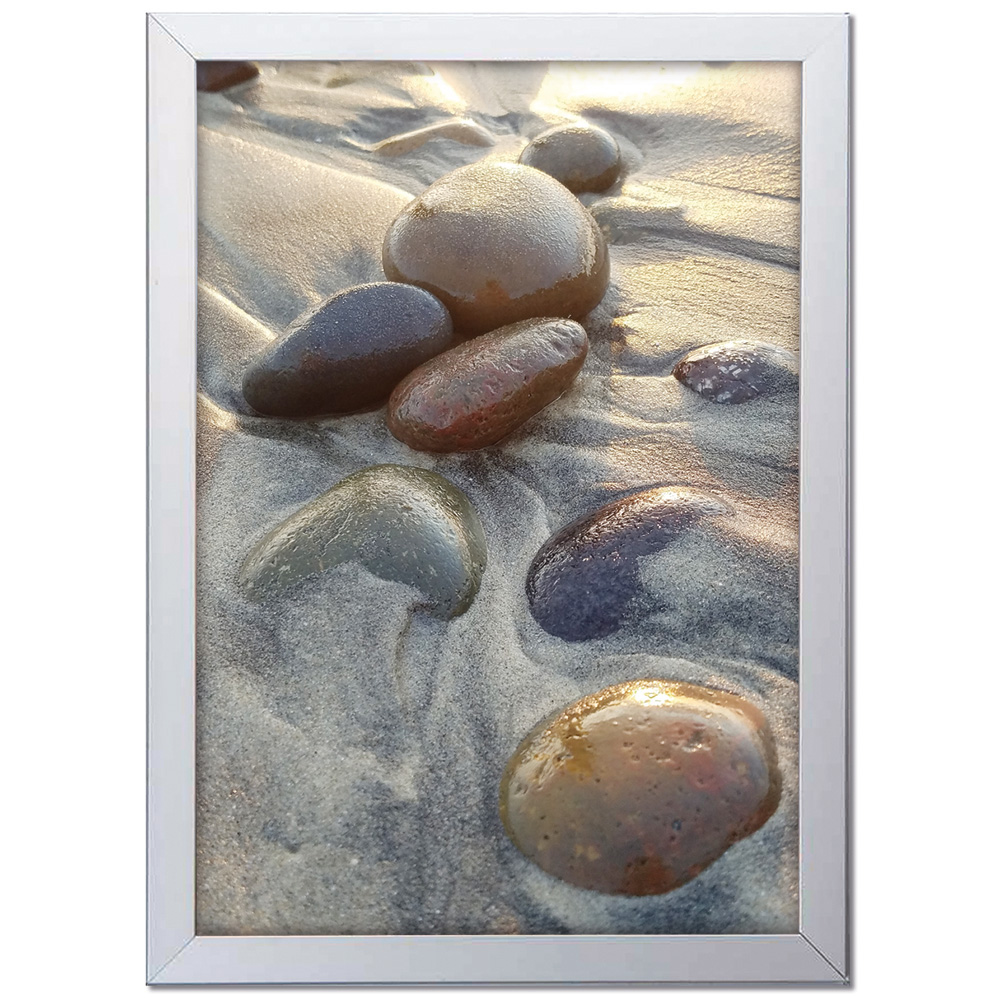 Klapprahmen, Window, 32 mm Aluminiumprofil, Doppeltseitig, Silber