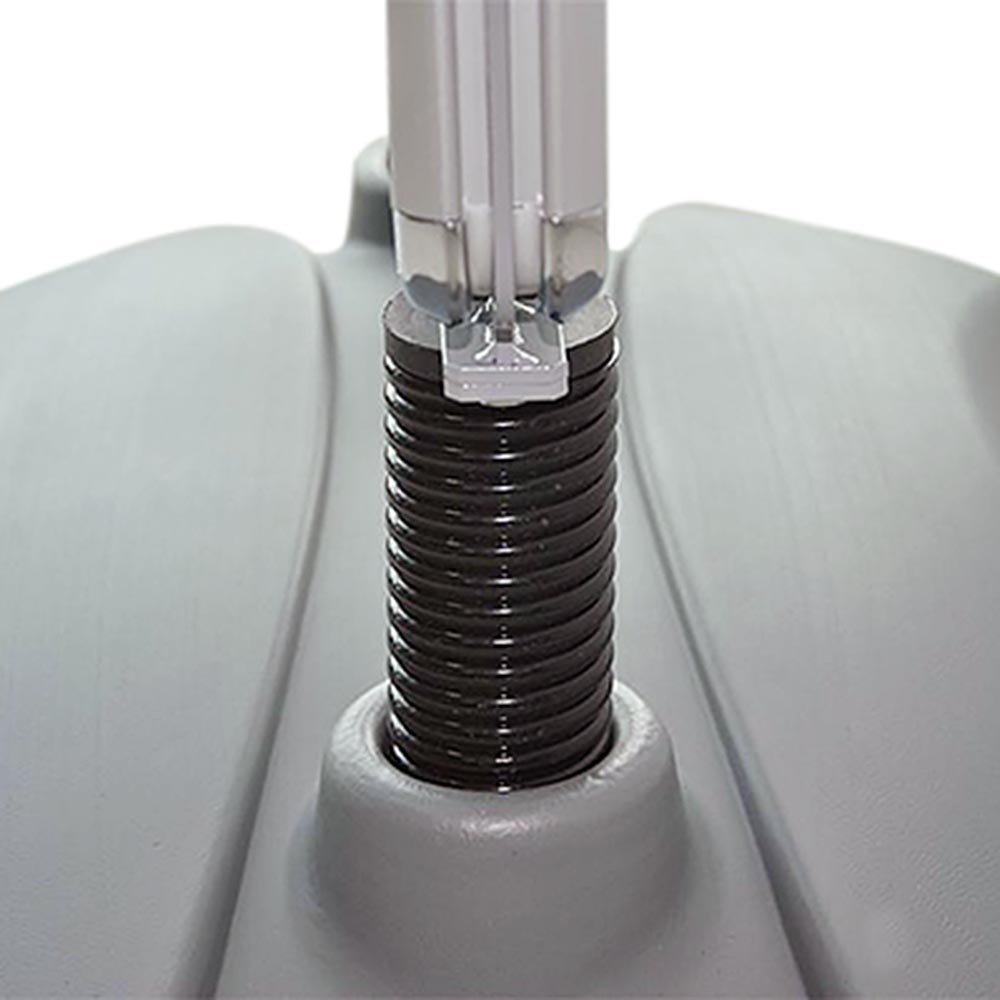 Kundenstopper, Wind-Sign Waterbase Basic, 32 mm, Silber
