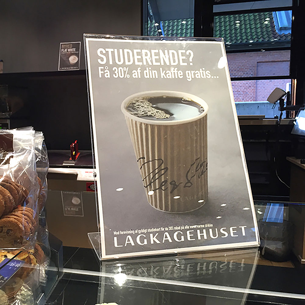 Tischaufsteller L-Förmig Vertikal