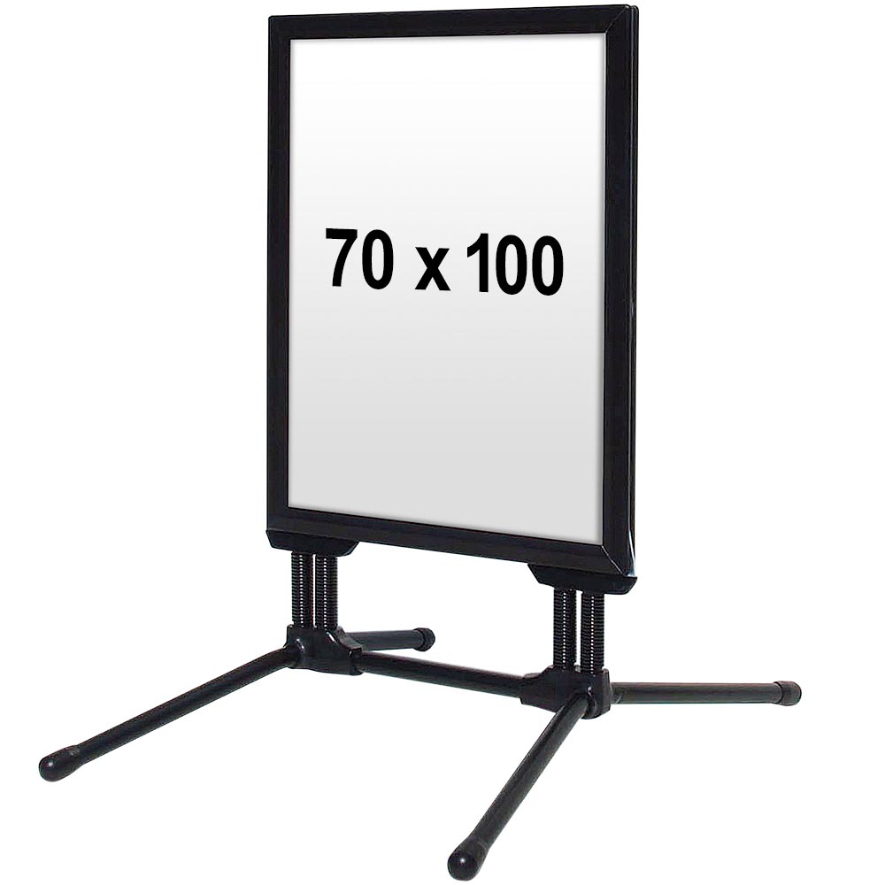 Kundenstopper, Wind-Line Budget, 40 mm, Schwarz