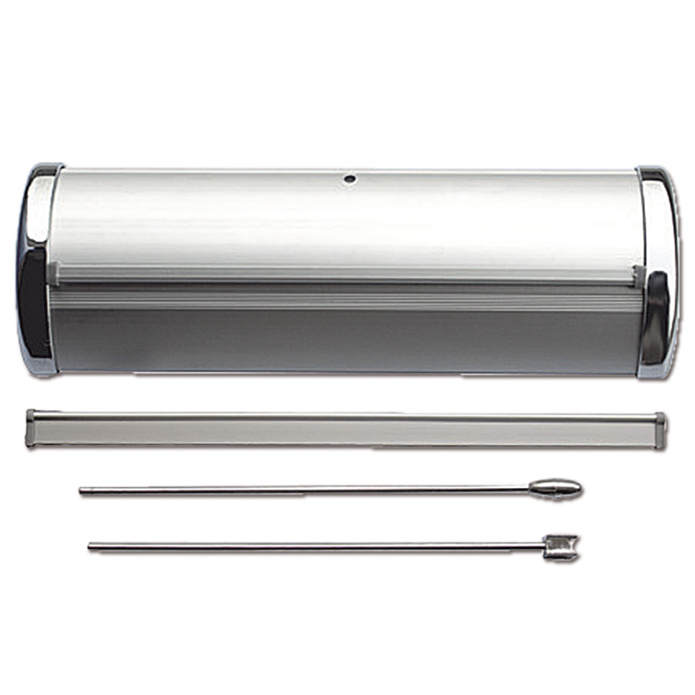 Roll-Up Basic, Mini, Silber, Einseitig, Kassette