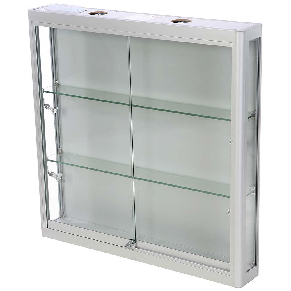 Vitrine, Showcase Wall Duo, LED-Licht, mit Schloss
