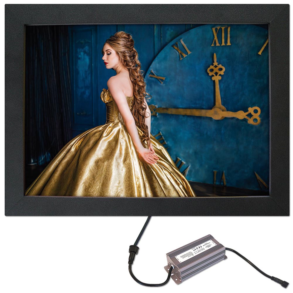 Led-Rahmen, Crown, Einseitiger Rahmen mit Led-Beleuchtung
