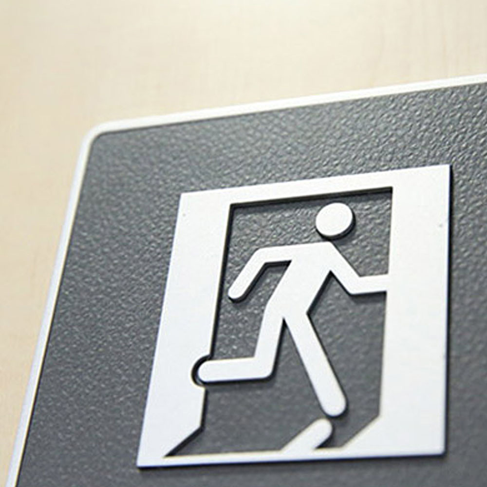 Türschild, Icon, mit Braille-Schrift