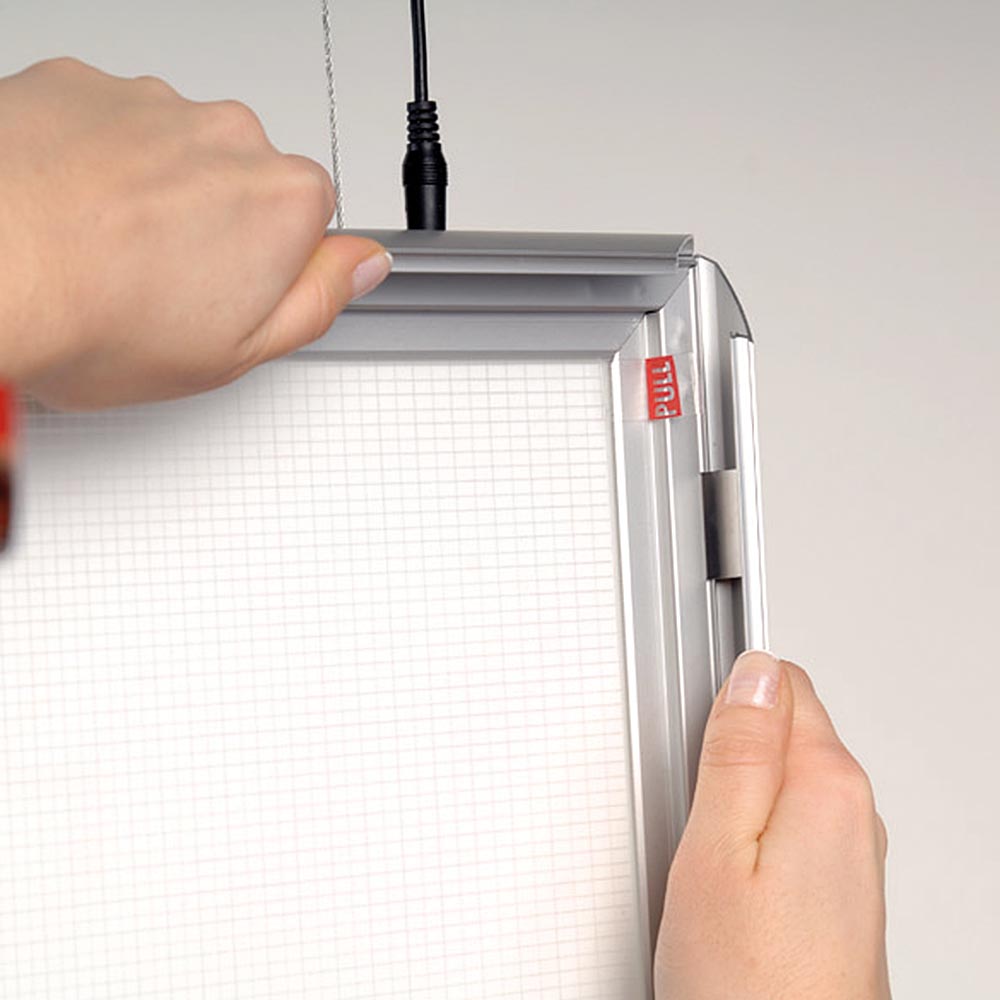 Led-Rahmen, Doppeltseitig, Horizontal