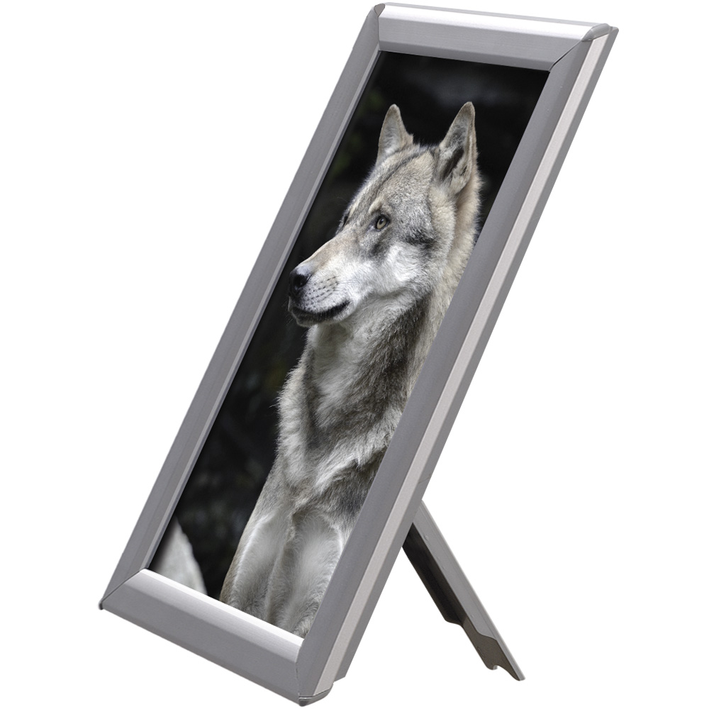 Klapprahmen, Photo, 14 mm Aluminiumprofil silber, A5 - 14,8 x 21 cm