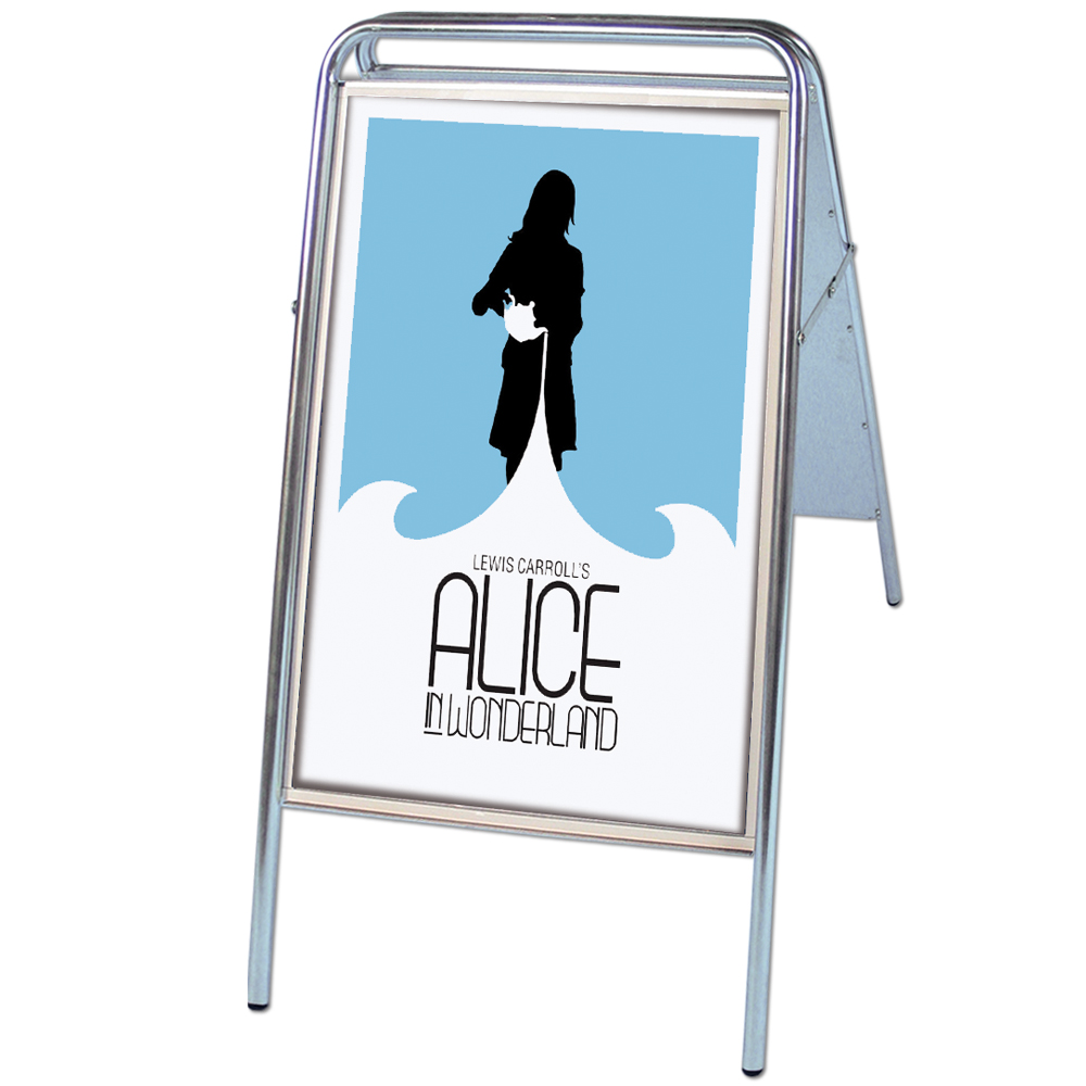 Kundenstopper, Expo Sign, 22 mm, Silber