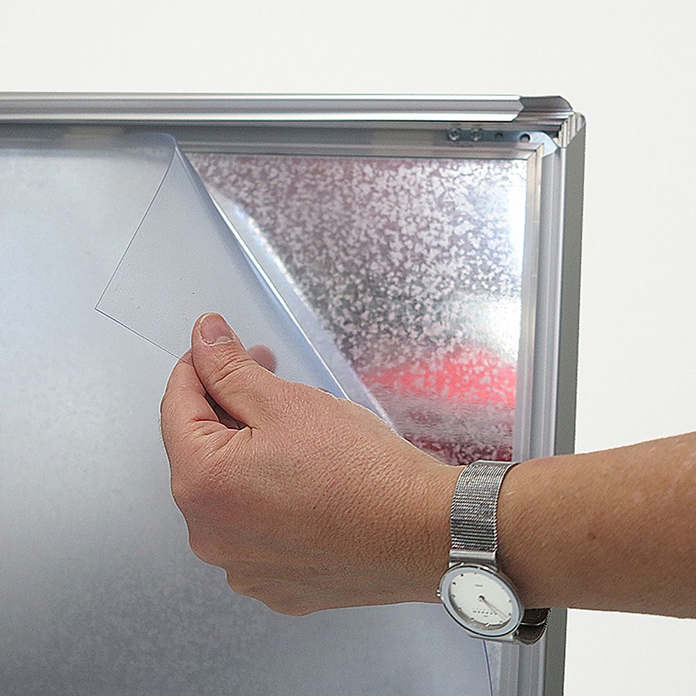 Kundenstopper, Alu-Line Standard, 32 mm, Silber