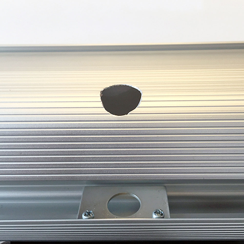 Roll-up Kassette, Budget, einseitig, Aluminium/Silber, 85 cm