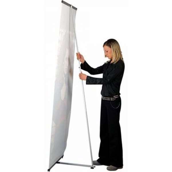 Bannerdisplay Quick L-Banner, Einseitig, Ohne Banner und Druck
