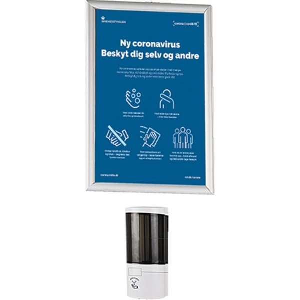 Desinfektionsspender, 500 ml, Klapprahmen