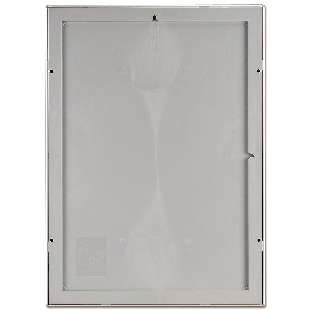 Klapprahmen, Opti, 14 mm Aluminiumprofil, Silber, A6 - 10,5 x 14,8 cm