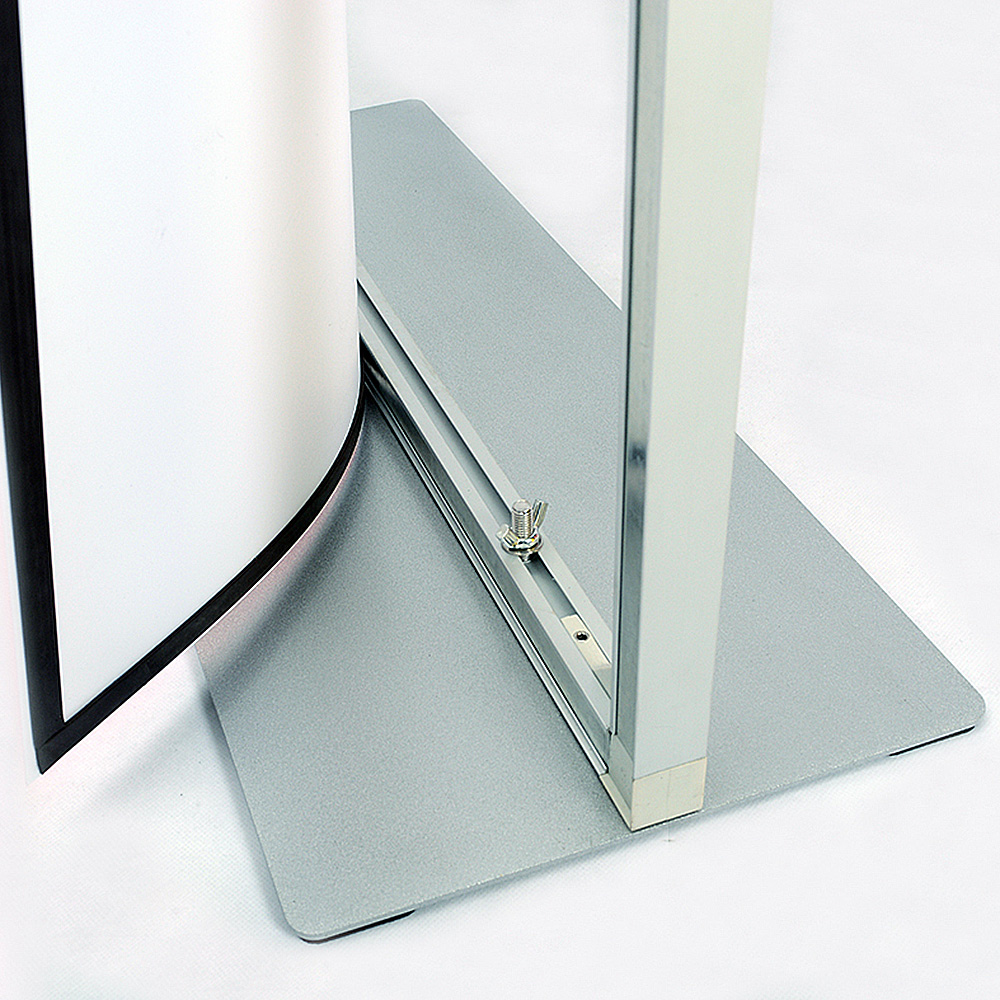 Bannerständer, Magnetisch, Doppeltseitig, Silber