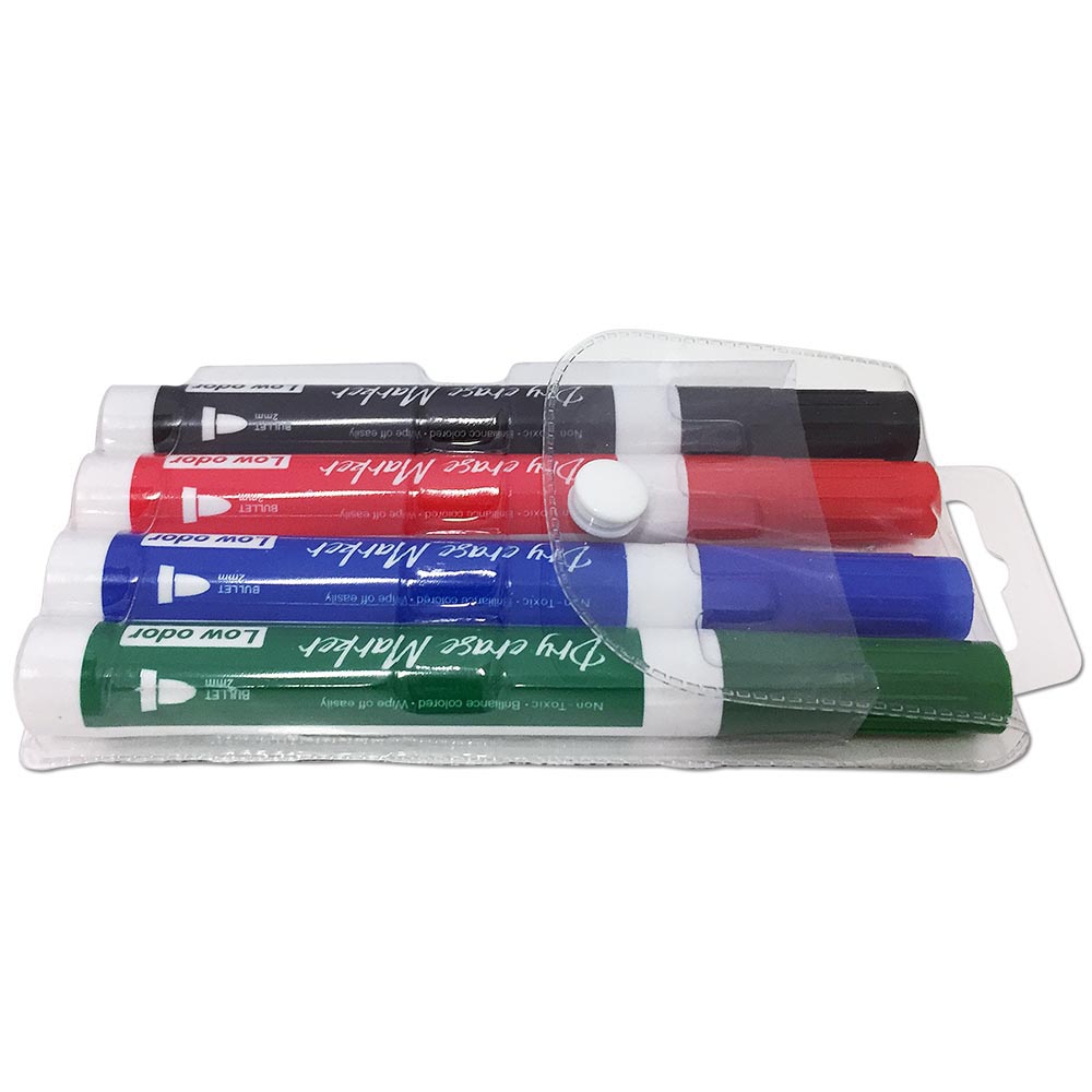 Whiteboard Marker, 4 Stück, Rot