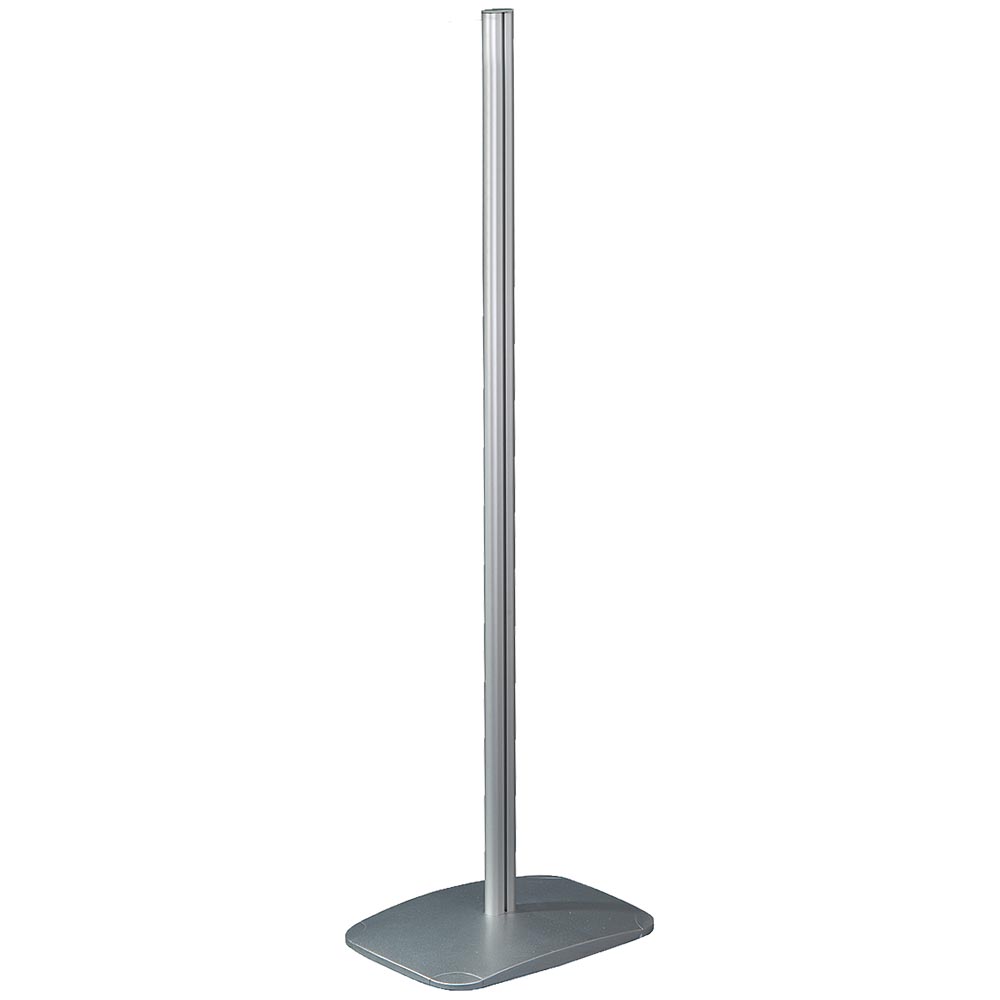 Desinfektionsspender auf Infoständer, mit Abtropfschale und Klapprahmen