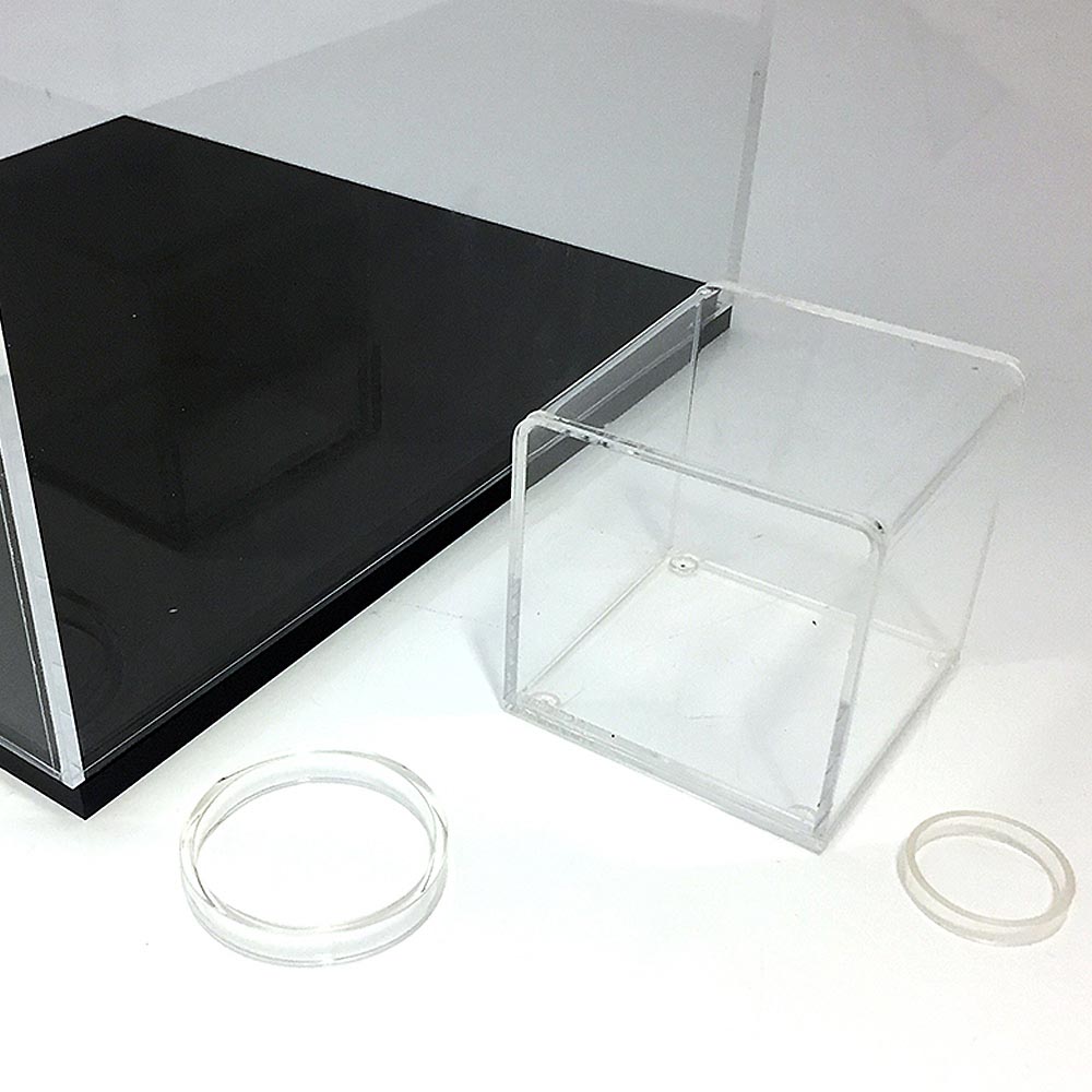Vitrine, Showcase Square, 8,6 cm, Transparent