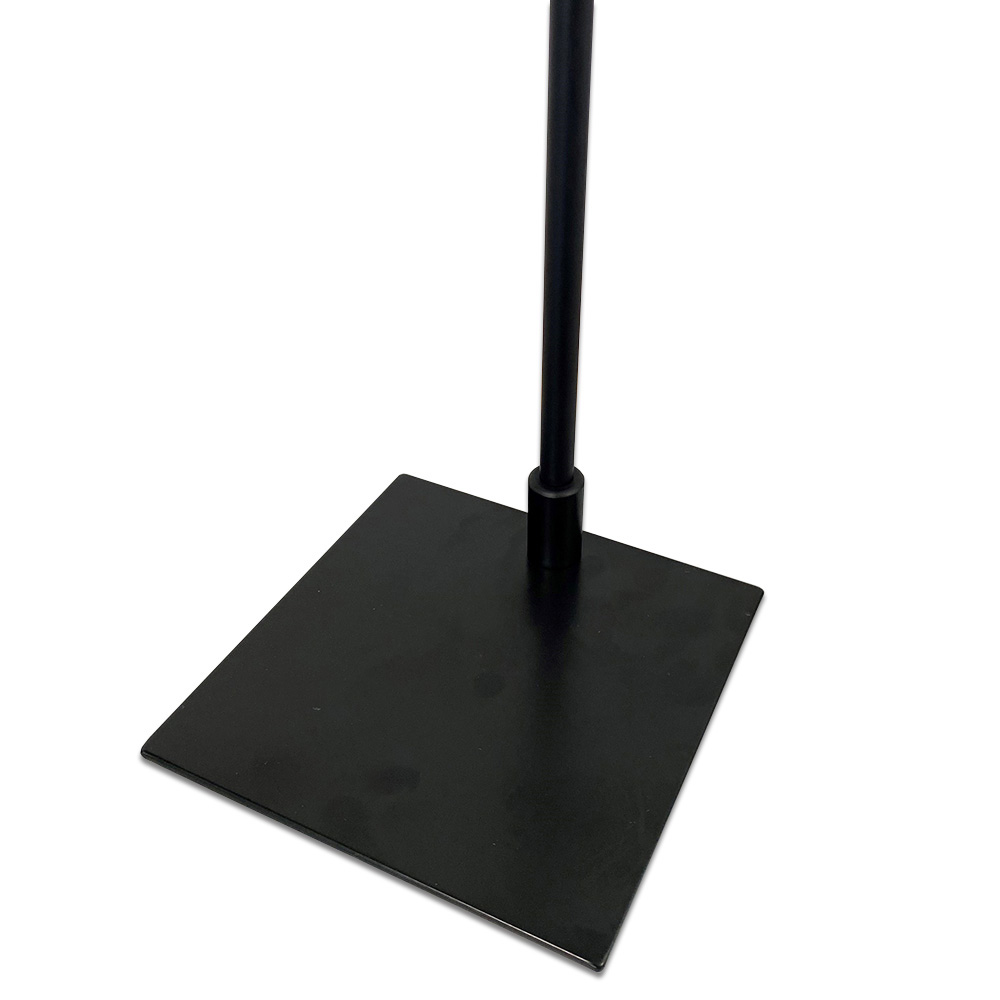 Infoständer für Tisch, Design Stand, Acrylhalter, Schwarz