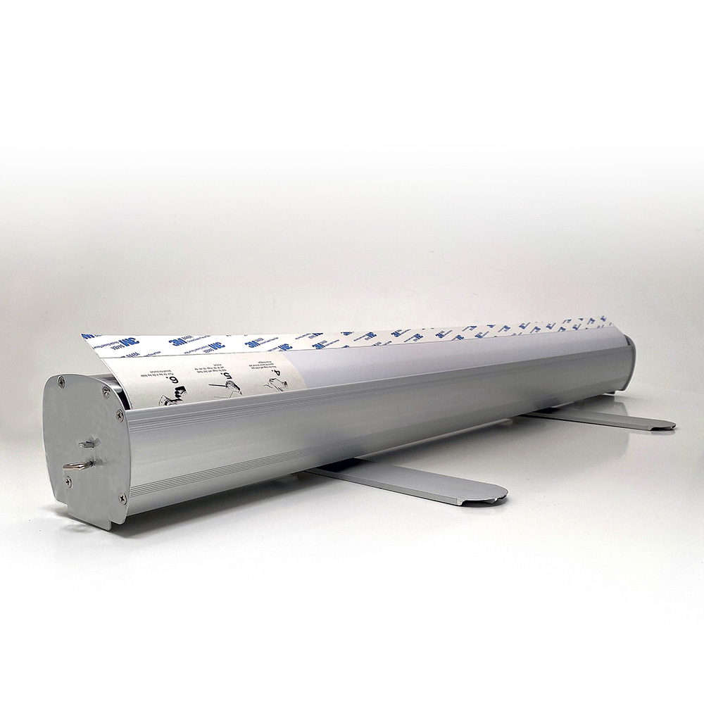 Roll-up Basic, Classic, einseitig, Silber, 85 cm