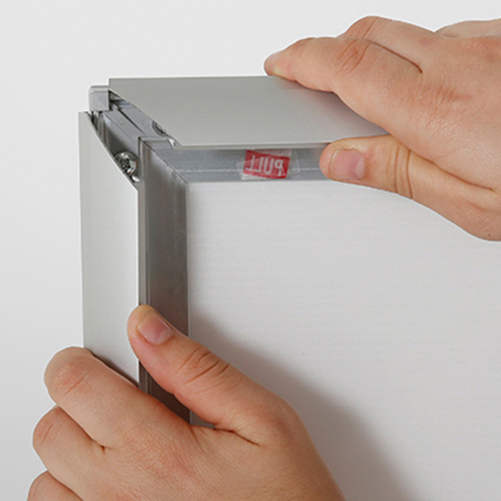 Kundenstopper, Wind-Pro Waterbase, 33 mm, Silber
